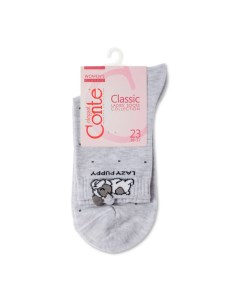 Носки женские CE CLASSIC светло серый 36 37 Conte elegant