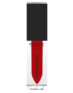 Помада жидкая матовая для губ 14 огненно красный MATTADORE Liquid Lipstick Fireball 5 г Provoc