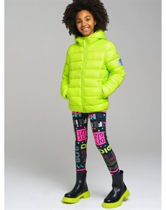 Куртка текстильная с полиуретановым покрытием для девочек Playtoday tween