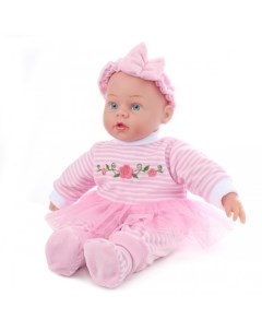 Кукла интерактивная в розовом костюмчике 40 см Lisa doll