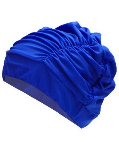 Шапочка для плавания текстильная лайкра синяя F11780 Sportex