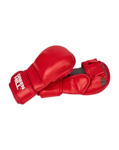 Перчатки для боевого самбо FIAS MMA 0117u красный Green hill