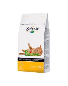 Сухой корм для кошек с курицей 0 4 кг Schesir