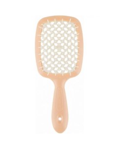 Щетка Superbrush с закругленными зубчиками персиково белая 20 3 х 8 5 х 3 1 см Щетки Janeke