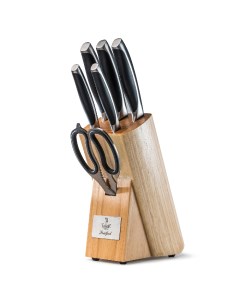 Набор ножей Стратфорд на подставке 7 предметов нерж сталь Taller