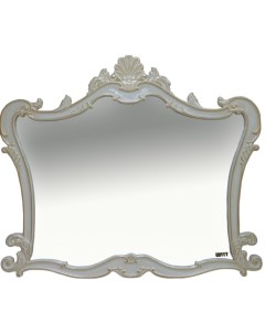 Зеркало Bianco 100 белое сусальное золото Misty