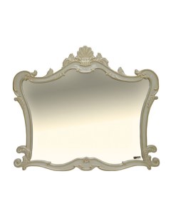 Зеркало Bianco 80 бежевое сусальное золото Misty
