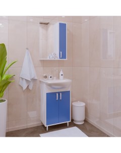Мебель для ванной Колор 50 синяя Corozo
