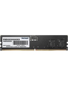 Оперативная память для ноутбука 16Gb 1x16Gb PC5 44800 5600MHz DDR5 DIMM CL46 Signature PSD516G560081 Patriòt