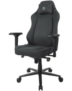 Компьютерное кресло для геймеров Primo Woven Fabric Black Grey logo PRIMO WF BKGY Arozzi