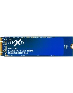 Твердотельный накопитель 512GB M 2 2280 PCIe NVME TLC серия PRO Flexis