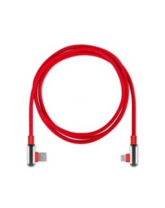 Кабель USB microUSB 1 2м Digital Electron M круглый красный MPQ 003 Rombica