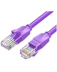 Патч корд SFTP 0 3м IBMVY категория 6a фиолетовый Vention