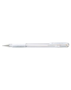 Гелевая ручка Hybrid gel Grip 0 8 мм белая Pentel