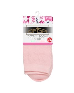 Носки детские для девочки хлопок Calzino розовые р 19 22 22A01 Omsa