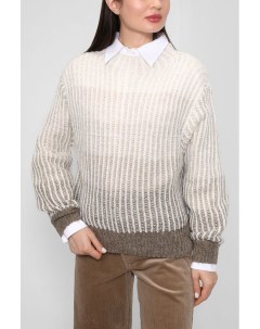 Шерстяной пуловер крупной вязки Taifun