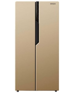Холодильник Side by Side NFK 420 золотистый Ginzzu