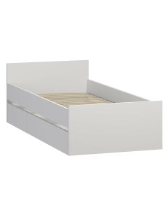 Орион кровать одинарная с ящиками 90х200 Белый Bravo