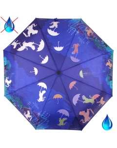 Зонт женский 210208 FJ синий Flioraj