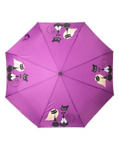 Зонт женский 160404 FJ фиолетовый Flioraj