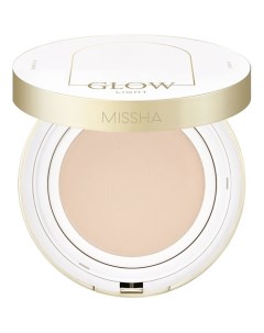 Тональный кушон Glow Cushion Light с коллагеном Missha