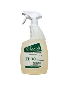 Жидкое гипоаллергенное средство для чистки сантехники и плитки ZERO 750 Ecvols