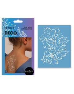 Татуировка для тела WHITE TATTOO by Miami tattoos переводная Floral Lace Deco