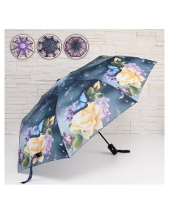 Зонт женский полуавтомат Дождливый день R 49 см Nnb