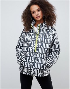 Дутая куртка с логотипом и короткой молнией Juicy By Juicy couture