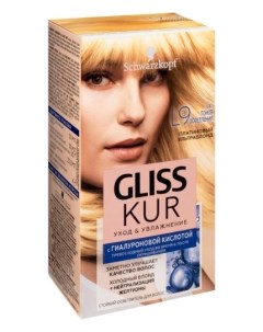 Стойкий осветлитель для волос Уход и увлажнение Gliss kur