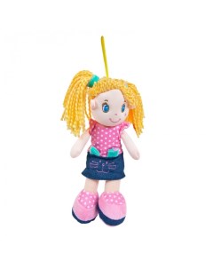 Мягкая игрушка Кукла блондинка в джинсовой юбочке 20 см Abtoys