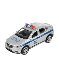 Машина Renault Arkana Полиция 12 см Технопарк