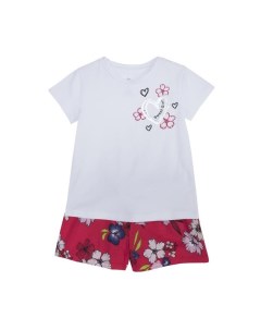 Комплект для девочек футболка и шорты Цветы 09076329 Chicco
