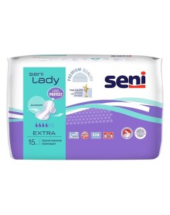 Урологические прокладки Lady Extra 15 шт 2 упаковки Seni