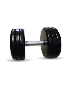 Гантель классик с вращающейся ручкой 28 кг Mb barbell