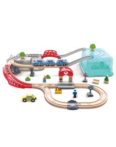 Игровой набор Жлезная дорога Городской поезд Hape