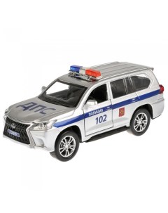 Машина Lexus LX 570 полиция 12 см Технопарк