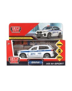 Машина BMW X5 M sport полиция 12 см Технопарк