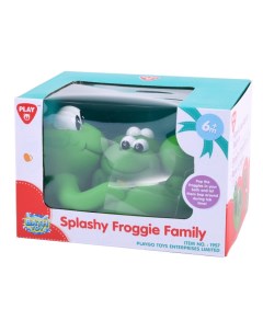 Игровой набор для ванной Лягушка с лягушатами Playgo
