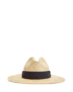 Плетеная шляпа с лентой и цепочками Punto Luce Peserico