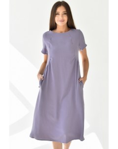 Платье трикотажное Баффи фиолетовое Инсантрик