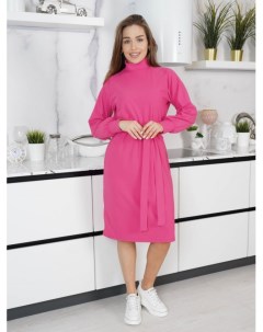 Платье трикотажное Мэгги розовое Инсантрик