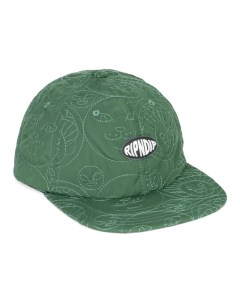 Кепка Barry Bonds 6 Panel Quilted Strapback Pine 2023 Ripndip
