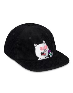 Кепка Shroom Diet 6 Panel Corduroy Strapback Black 2023 Ripndip