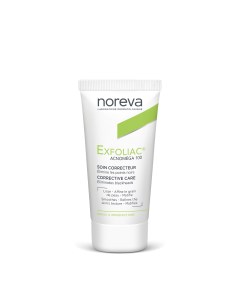 Отшелушивающий матирующий крем для проблемной кожи лица Exfoliac Acnomega 100 30 мл Noreva