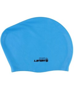 Шапочка плавательная для длинных волос SC804 голубой Larsen