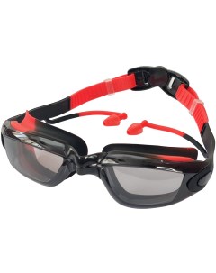 Очки для плавания взрослые черно красные E33143 5 Sportex