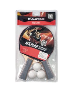 Набор для настольного тенниса 2 ракетки 3 шарика T07533 3 Nobrand