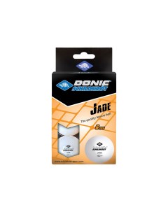 Мячики для настольного тенниса Jade 40 6 штук 618371 белый Donic