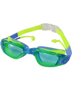 Очки для плавания взрослые зелено синие E33143 2 Sportex